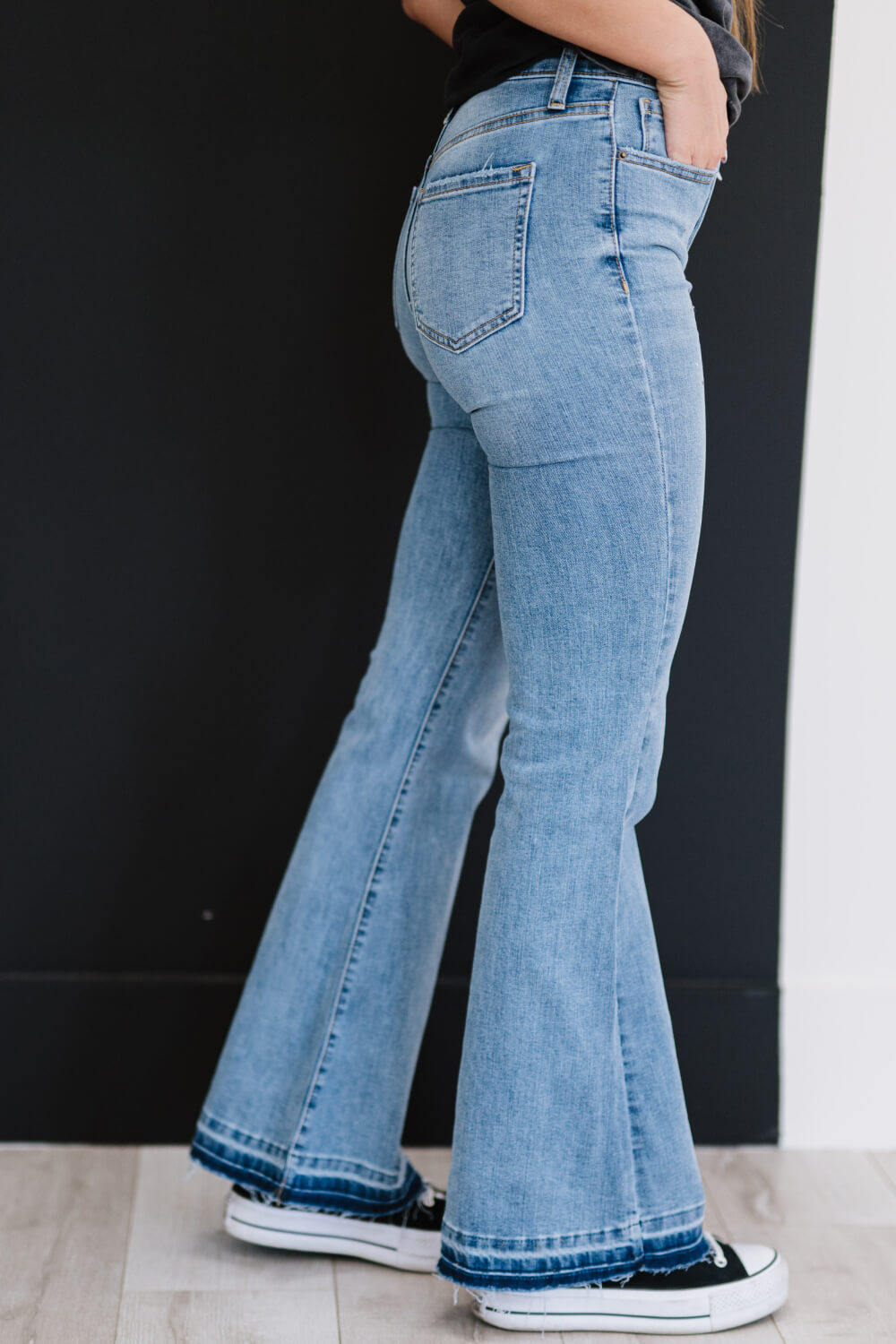 SneakPeek Fit and Flair Flare Jeans -