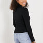 HYFVE Out There Ruched Snap-Front Top -