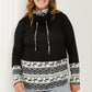 Heimish Sleigh Ride Full Size Waffle Knit Christmas Top -