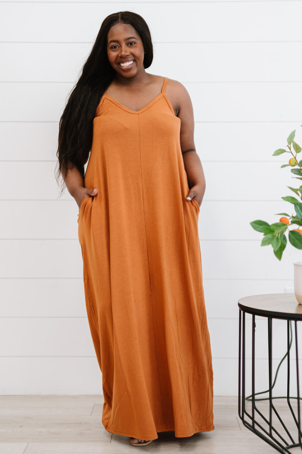 Zenana Beach Vibes Cami Maxi Dress -