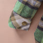 Plaid High-Low Shirt Jacket -