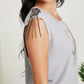 Vocal For Love of Lace Chain Detail Sleeveless Tee -