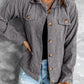 Corduroy Long Sleeve Jacket -