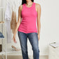 Sew In Love Electric Love Tank in Hot Pink -