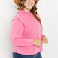 Andree by Unit Live Simply Full Size Shoulder Detail Knit Hoodie -