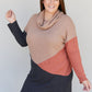 CY Fashion The More The Merrier Color Block Sweater Dress -
