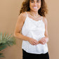 Sweet Generis Beautiful Life Satin Lace Cami -