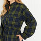 Davi & Dani Make an Entrance Full Size Button Front Shirt Dress -