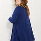 Zenana Forever Friends Full Size Swing Mini Dress -
