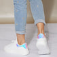 Berness Kicks and Giggles Chunky Sole Sneakers in White -