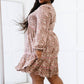 ODDI Floral Tiered Dress -