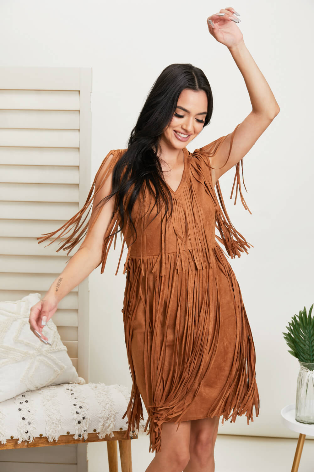 Vocal Shake It Up Fringe Dress -