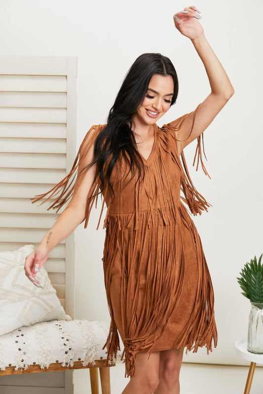 Vocal Shake It Up Fringe Dress -