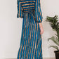 Dress Day Dearest Memory Striped Cutout Dress -