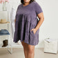 Sew In Love Breathtaking Views Tiered Mini Dress in Navy -