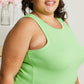 Sew In Love Electric Love Tank in Lime -