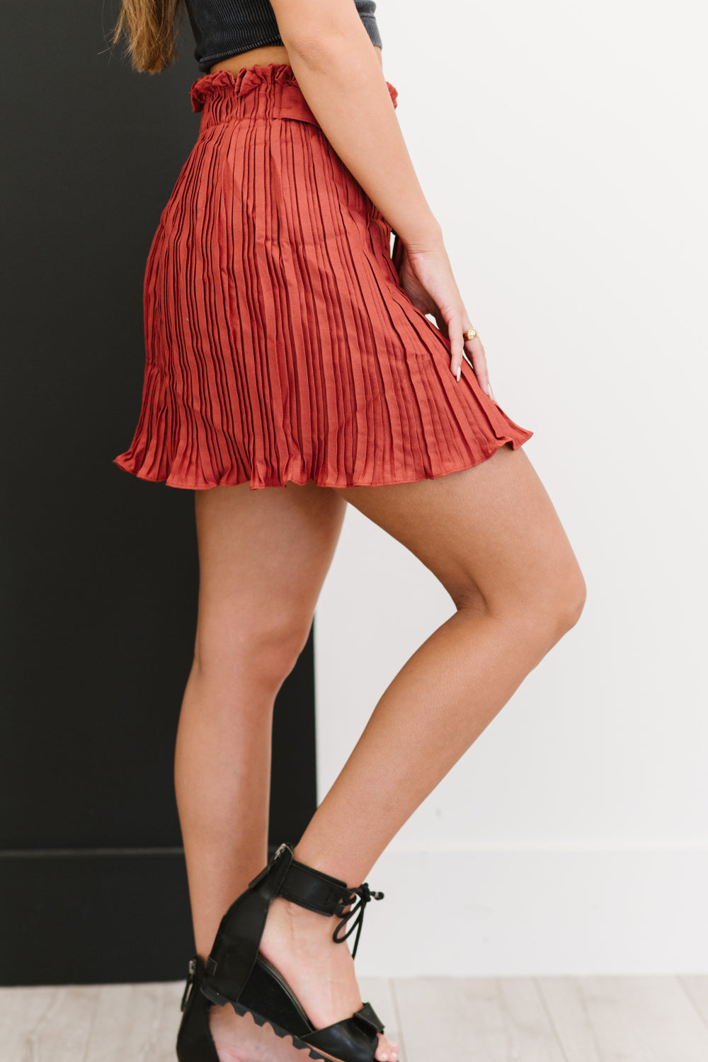 SHOPIRISBASIC Bubbly Personality Pleated Skirt -