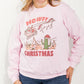 WKNDER Howdy Christmas Full Size Graphic Sweatshirt -
