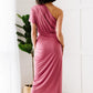 Dress Day With the Wildflowers One-Shoulder Dress -