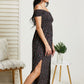Fab Flowers Floral Off-Shoulder Maxi Dress -