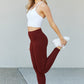 Zenana Full Size Wide Waistband Yoga Leggings -