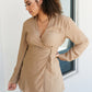 HYFVE All Wrapped Up Mini Wrap Dress -