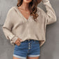 Zip-Up Distressed Hooded Cardigan -