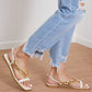 Fortune Dynamic Take A Chance Chain Detail Sandals -