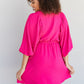 GeeGee Glamour Girl Balloon Sleeve Mini Dress -