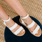 WeeBoo On the Doorstep Espadrille Platform Sandals in White -