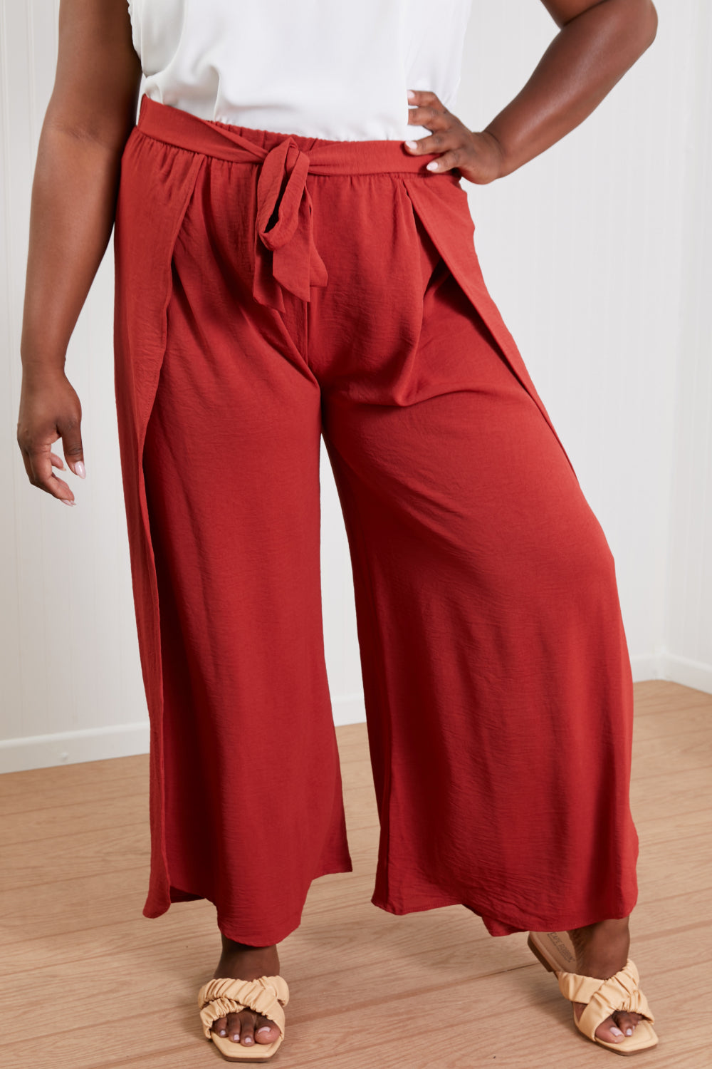 GeeGee Suddenly I See Airflow Tulip Wide Leg Pants -