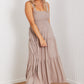 Zenana Sweet Charisma Smocked Maxi Dress -