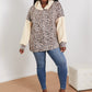 Jade By Jane Wild Side Leopard Hoodie with Teddy Sleeves -