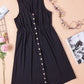 Sleeveless Button Down Mini Dress -
