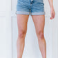Judy Blue Twice As Much Two-Tone Shorts -