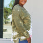 Sew In Love Full Size Tie-Dye Seam Detail Sweatshirt -
