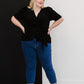 Andree by Unit Understated Elegance Faux Wrap Blouse -
