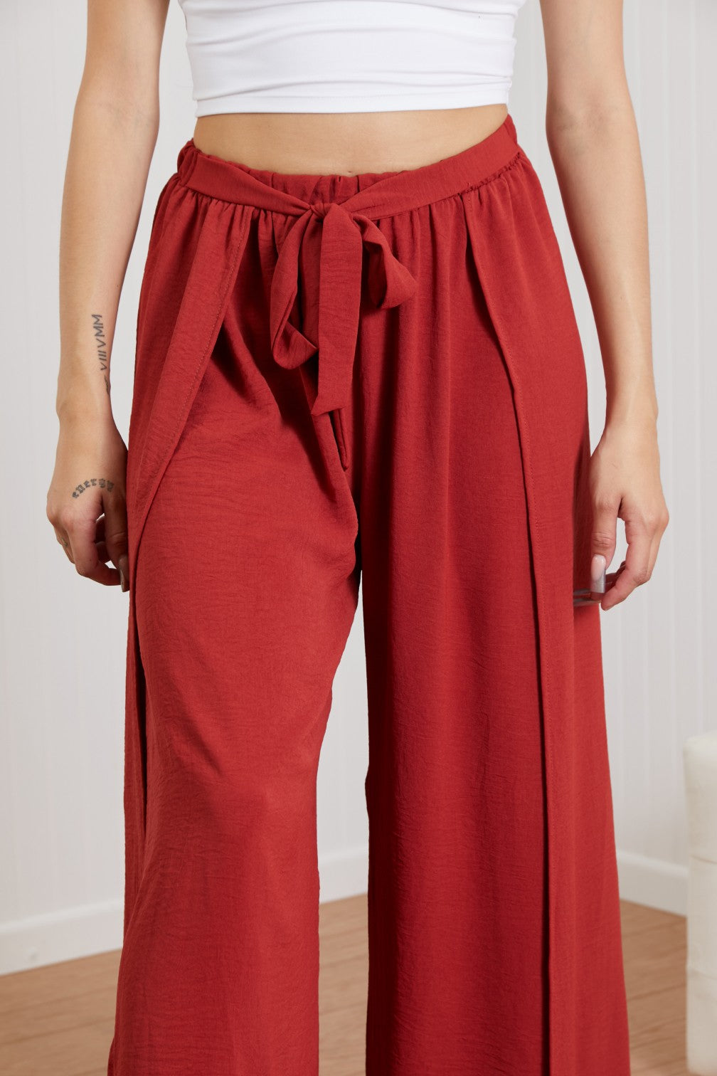 GeeGee Suddenly I See Airflow Tulip Wide Leg Pants -