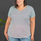 Sew In Love Running Free Striped Tee -