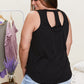 Sew In Love Never a Dull Moment Racerback Tank in Black -