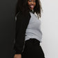 Doe & Rae Small Town Waffle Knit Baseball Tee -