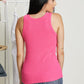 Sew In Love Electric Love Tank in Hot Pink -