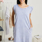 Sew In Love Cascade Springs Full Size Acid Wash Dress in Denim -