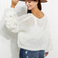 Sweet Generis Second Chances Cable-Knit Openwork Sweater -