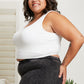 White Birch Take Me With Longline Bralette with Removable Pads in White -
