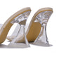 Cape Robbin Clear View Slide-On Heels -