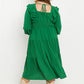 Davi & Dani Rooftop Reservation Full Size Layered Ruffle Midi Dress -