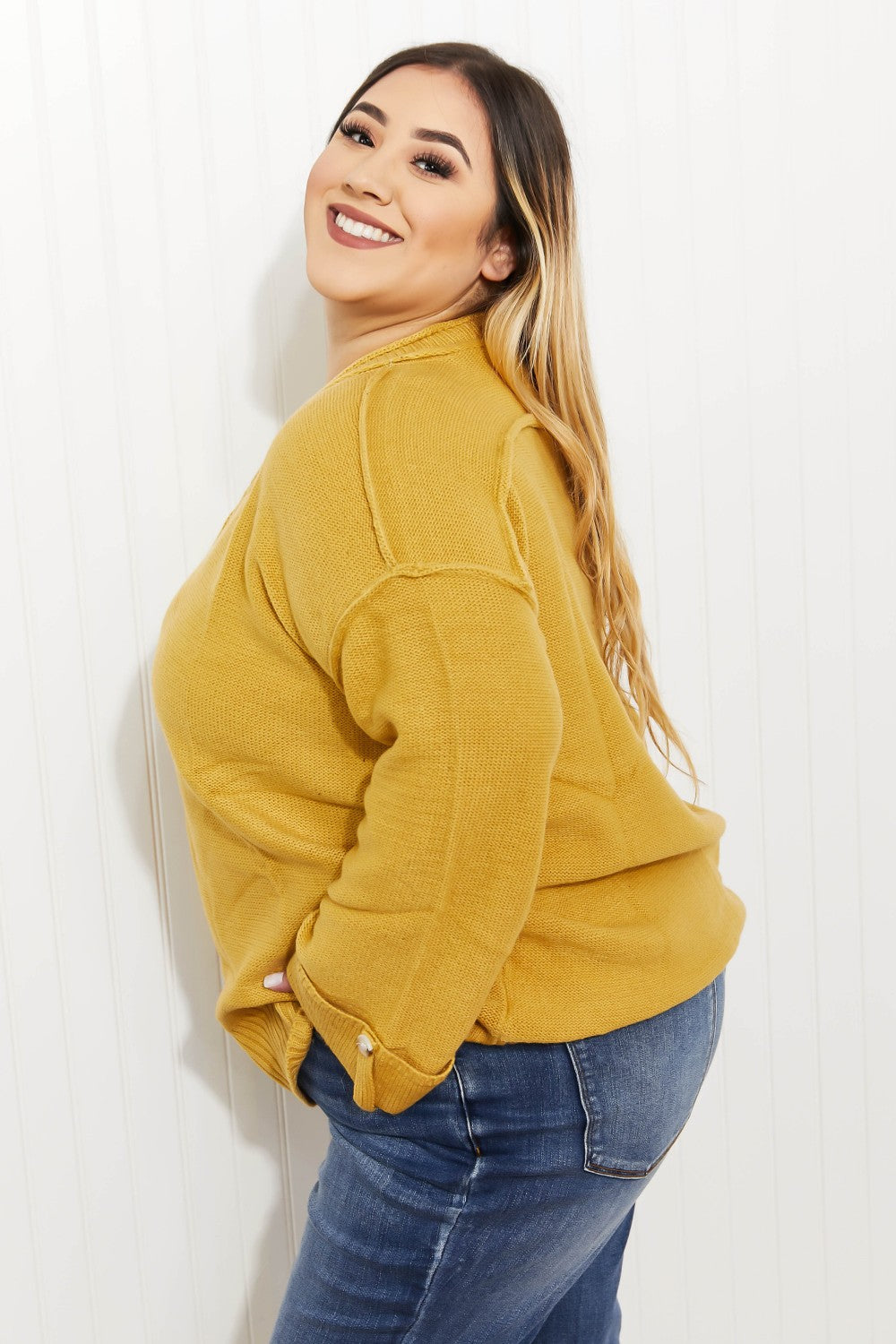 Jodifl Golden Hour Henley Sweater -