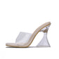 Cape Robbin Clear View Slide-On Heels -