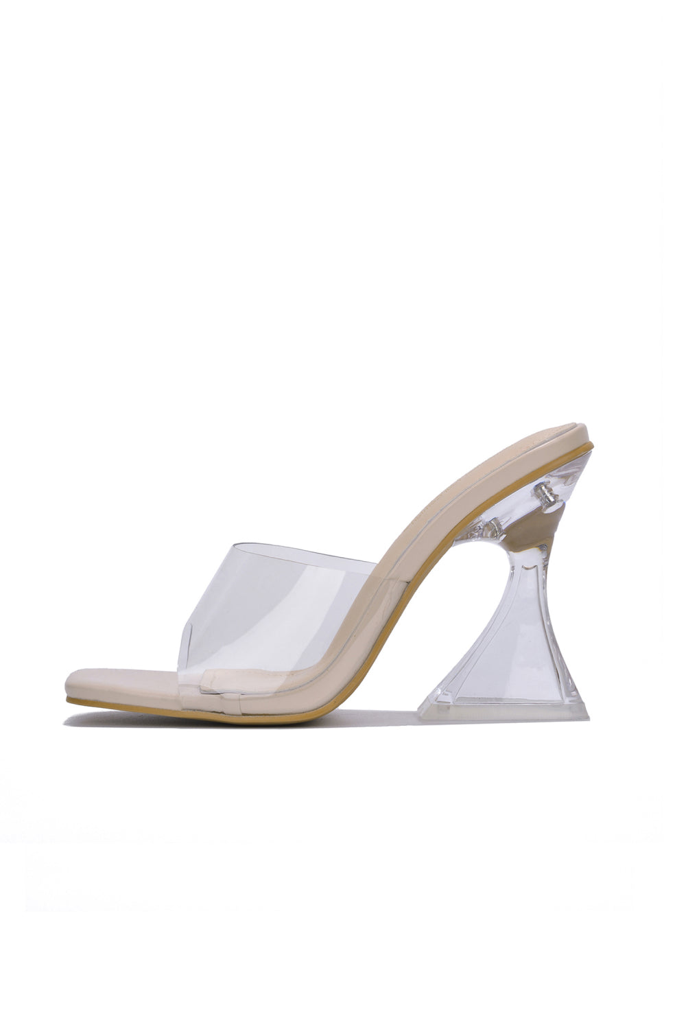 Cape Robbin Clear View Slide-On Heels -